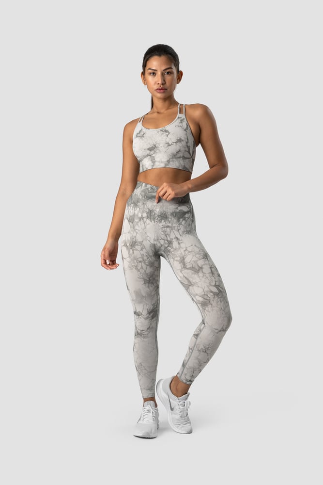 define seamless tie dye tights grey