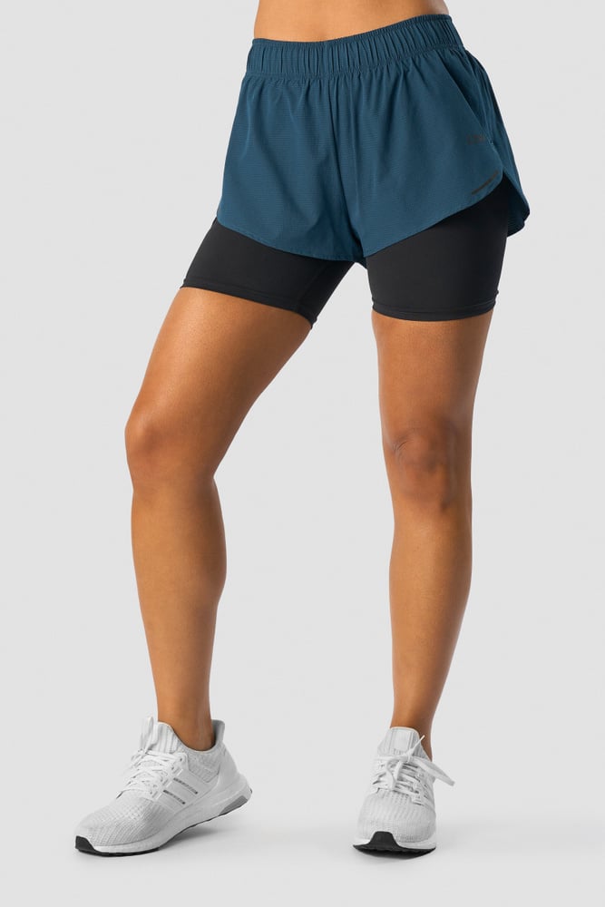 charge 2-in-1 shorts wmn teal