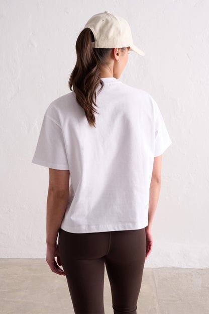 Boxy T-Shirt - White - for kvinde - aim'n - Tops