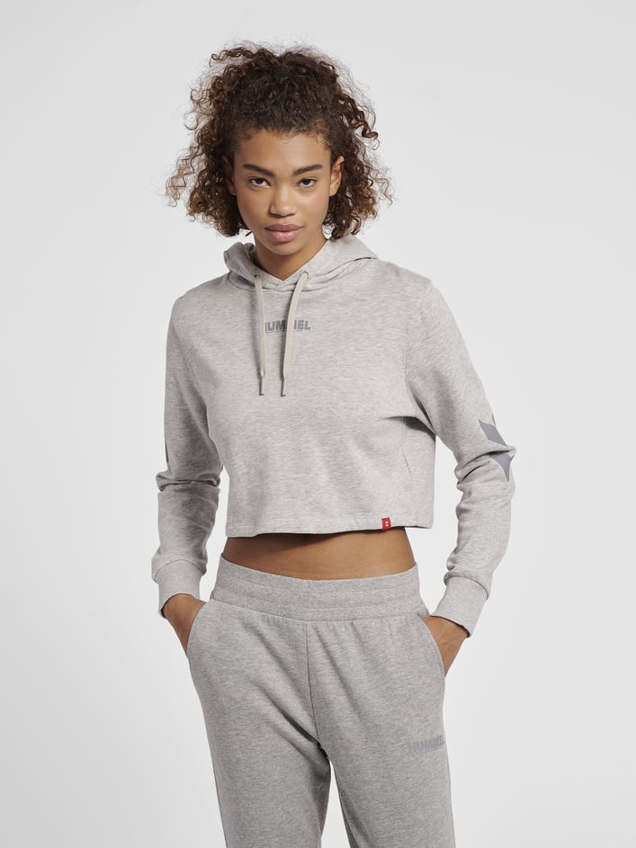 Hmllegacy Woman Cropped Hoodie - for kvinde - HUMMEL - Training tops