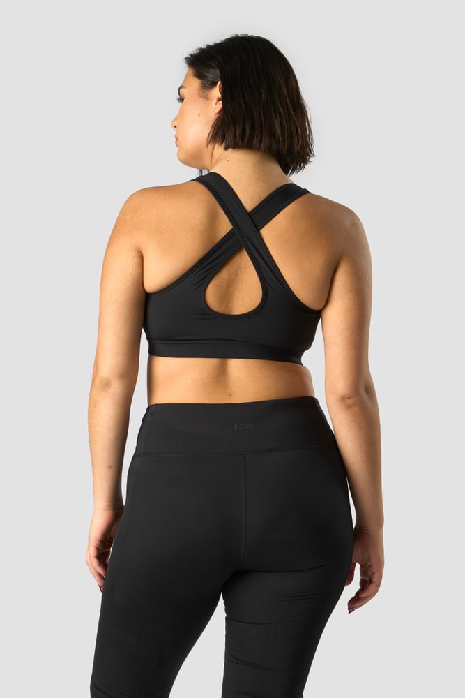 classic sports bra black