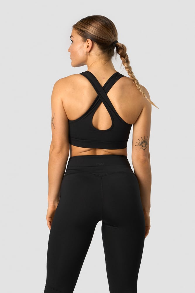 classic sports bra black