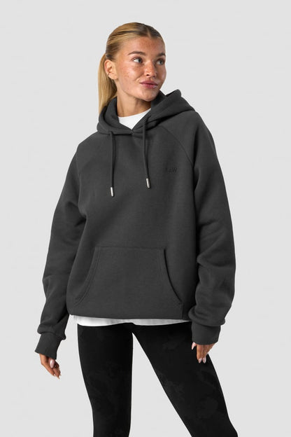 everyday hoodie wmn dark grey