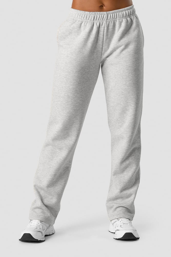 everyday straight leg sweatpants light grey melange