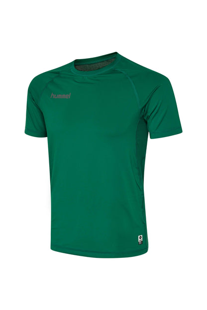 HUMMEL - Hml First Performance Jersey S/s - Evergreen