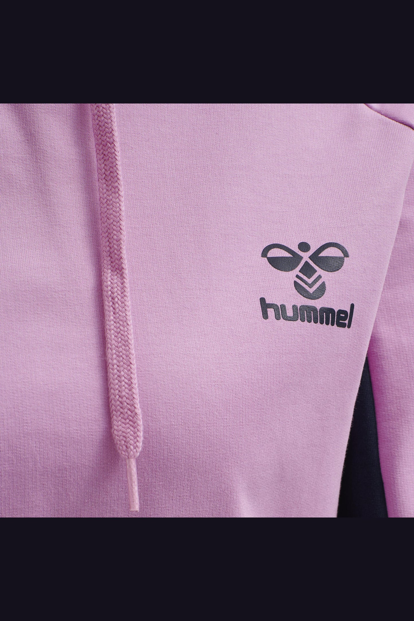 HUMMEL - Hmlaction Cotton Hoodie Woman - Orchid/black Iris