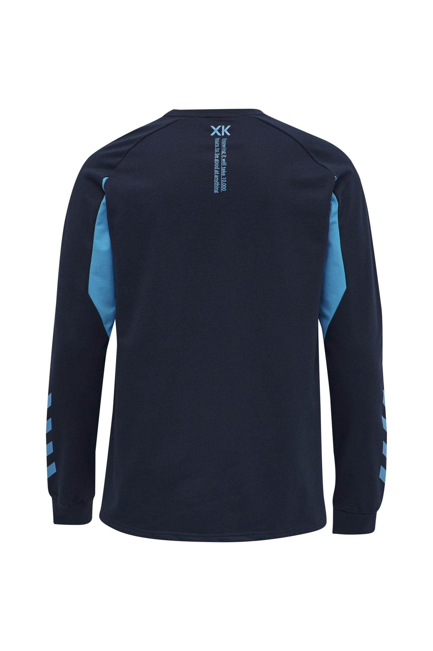 HUMMEL - Hmlaction Cotton Sweatshirt - Black Iris/atomic Blue