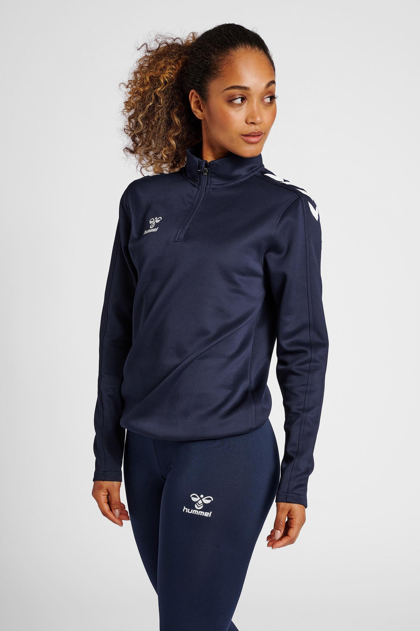 HUMMEL - Hmlcore Xk Half Zip Sweat Woman - Marine