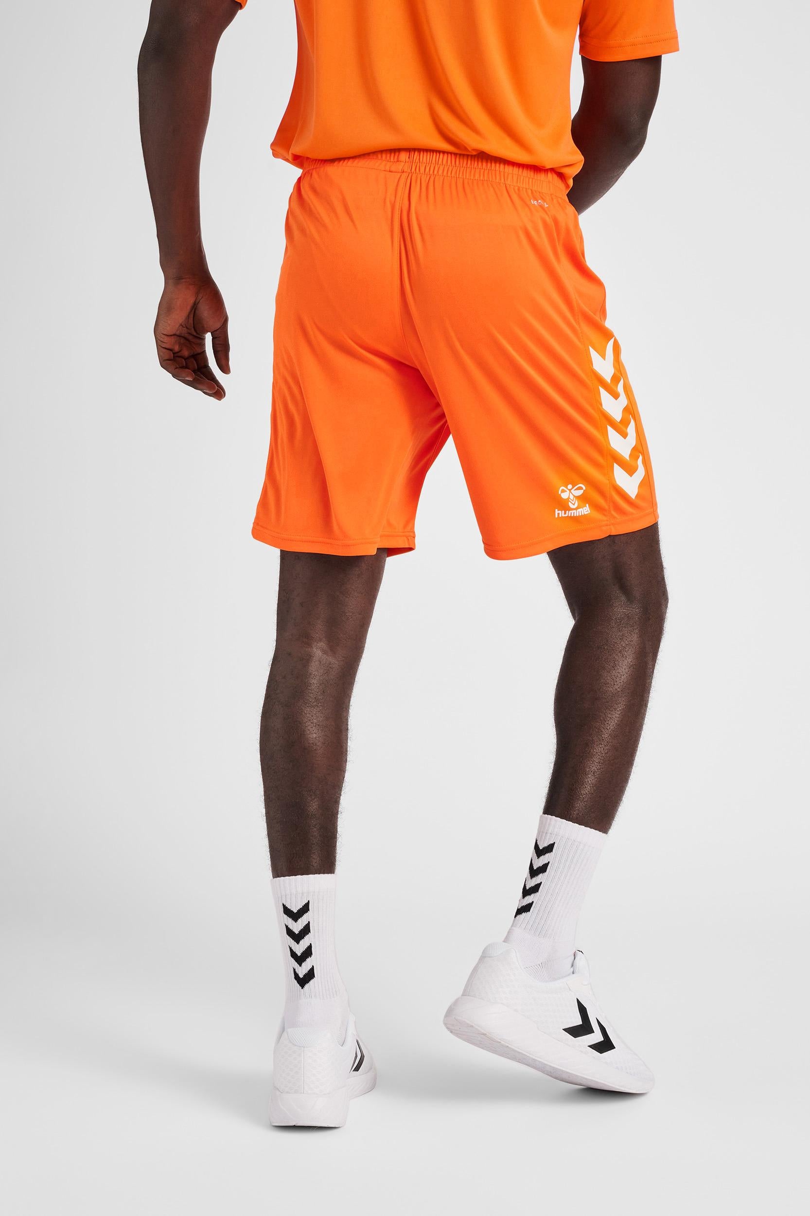 HUMMEL - Hmlcore Xk Poly Shorts - Orange Tiger