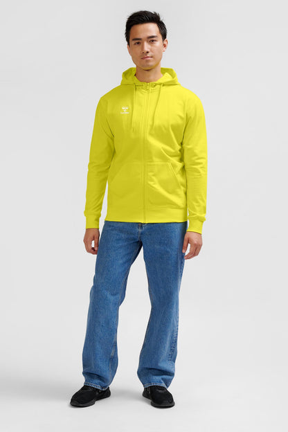 HUMMEL - Hmlgo 2.0 Zip Hoodie - Blazing Yellow