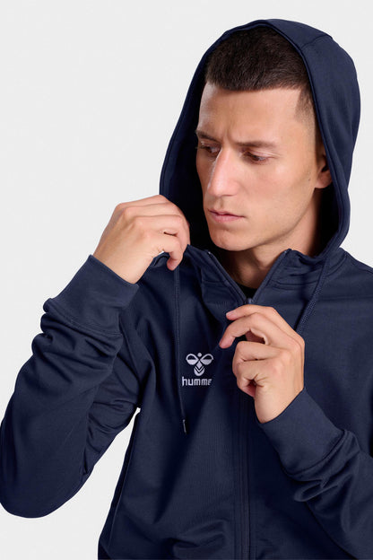 HUMMEL - Hmlgo 2.0 Zip Hoodie - Marine