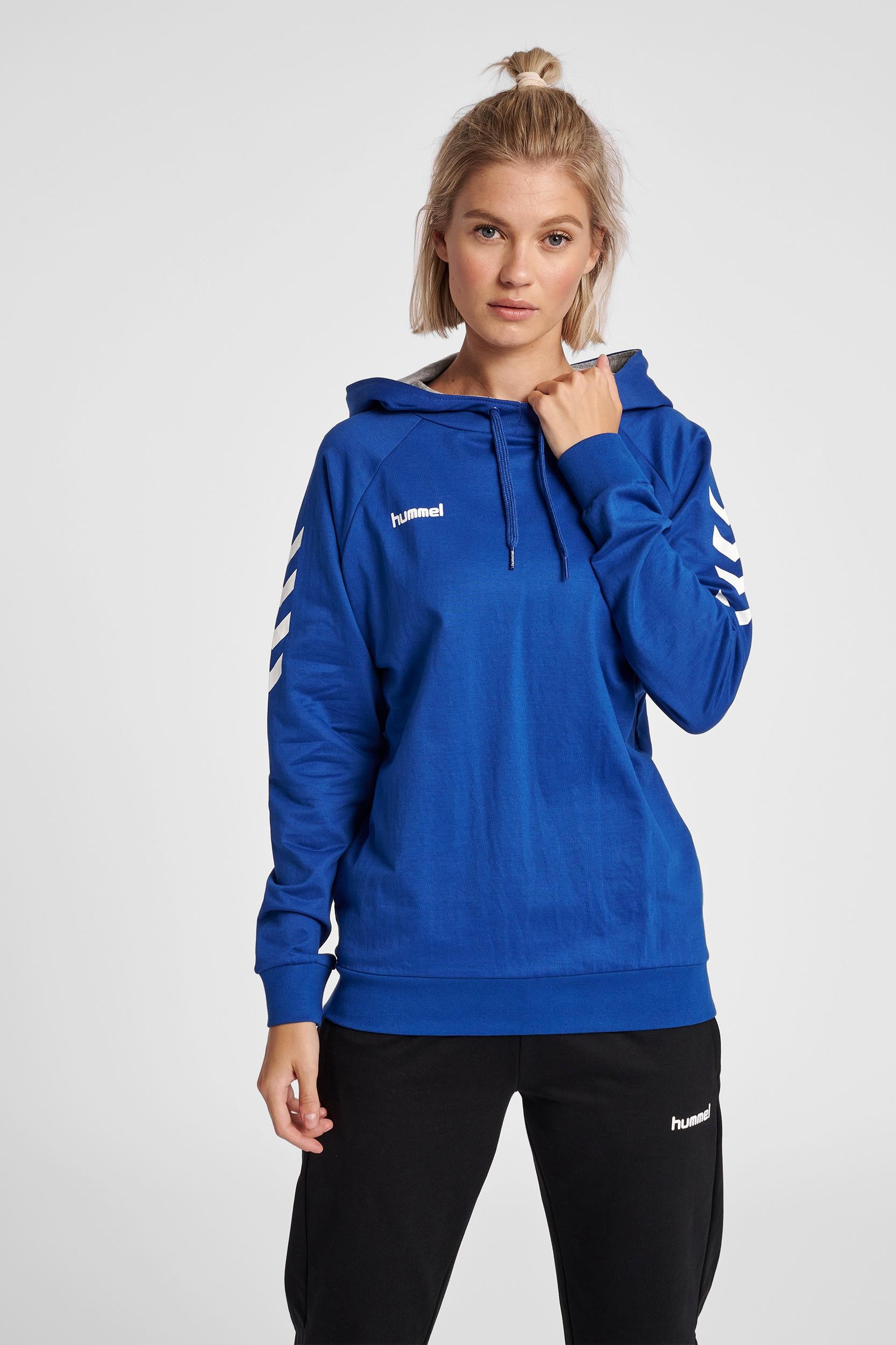 HUMMEL - Hmlgo Cotton Hoodie Woman - True Blue