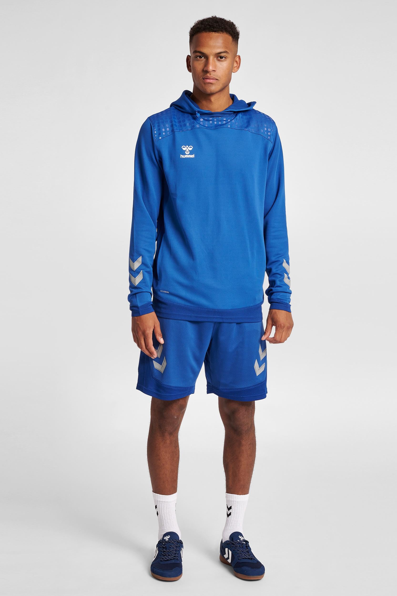 HUMMEL - Hmllead Poly Hoodie - True Blue