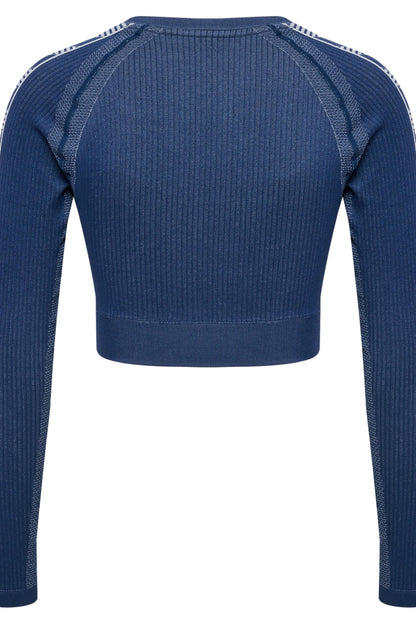 HUMMEL - Hmlmt Blaze Seamless T-shirt L/s - Insignia Blue