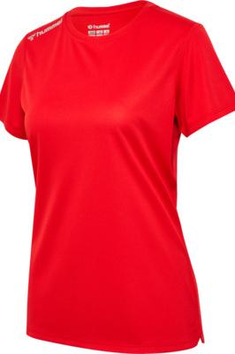 HUMMEL - Hmlrun Jersey S/s Woman - Tango Red