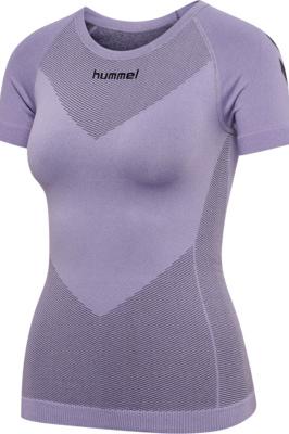 HUMMEL - Hummel First Seamless Jersey S/s W - Lavender Melange