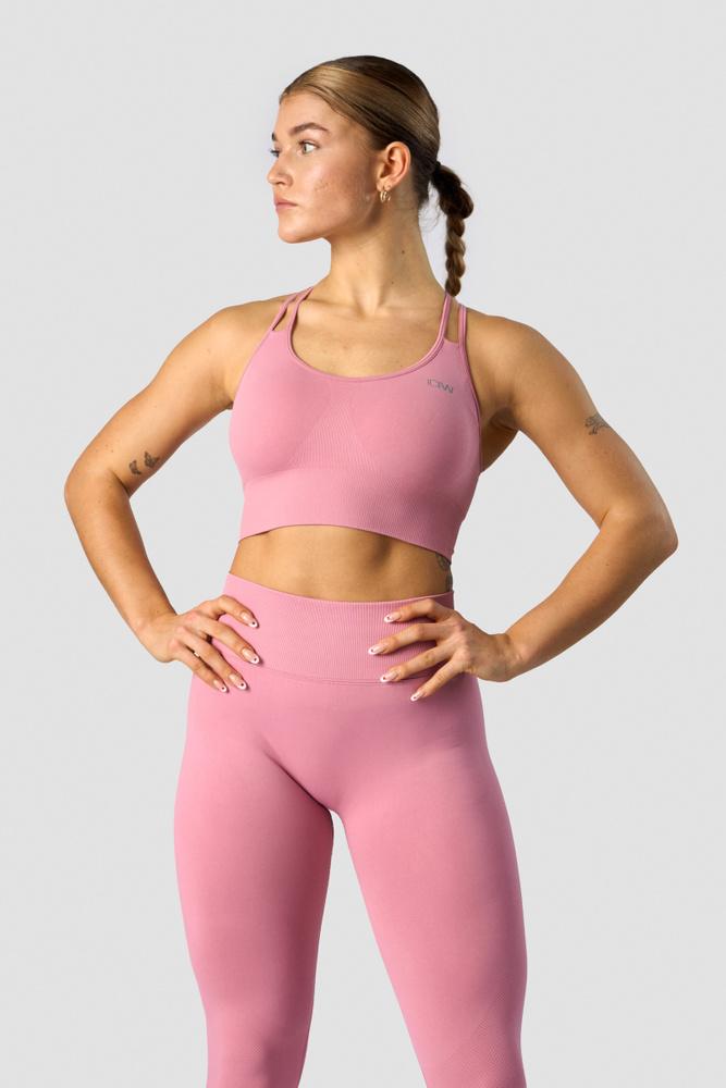 ICANIWILL - Define Seamless Sports Bra - Dusty Pink