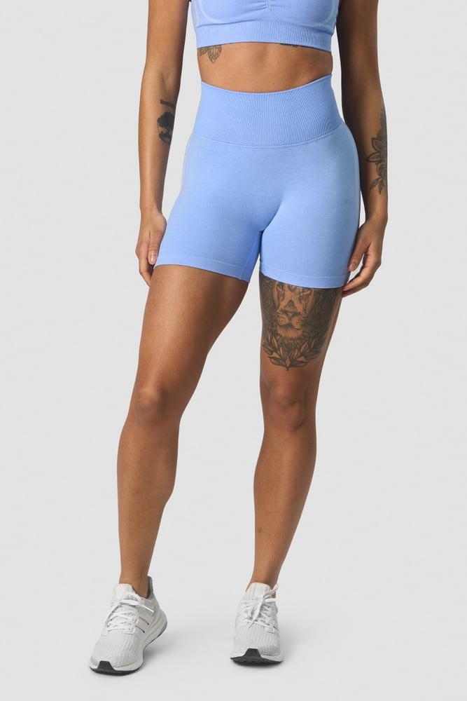 ICANIWILL - Rush Seamless Shorts - Soft Blue Melange