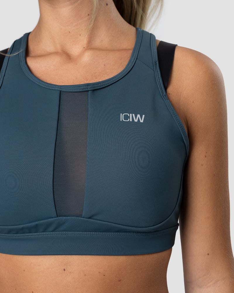 mercury sports bra dk teal