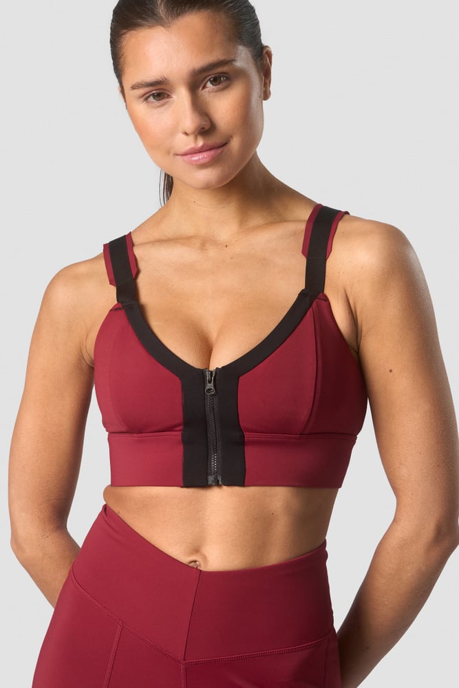 shourai sports bra wmn blood red