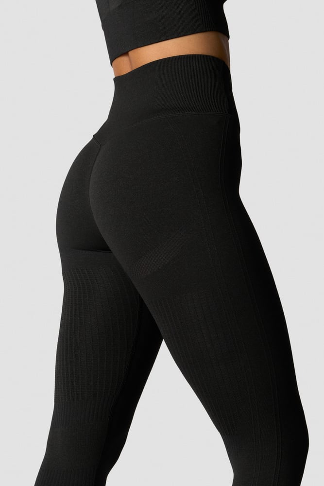 soft seamless tights wmn black