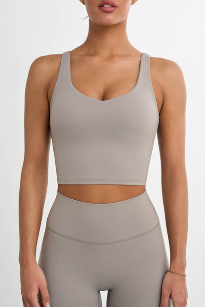 Softy Crop Top - for dame - Famme - Sports Bra