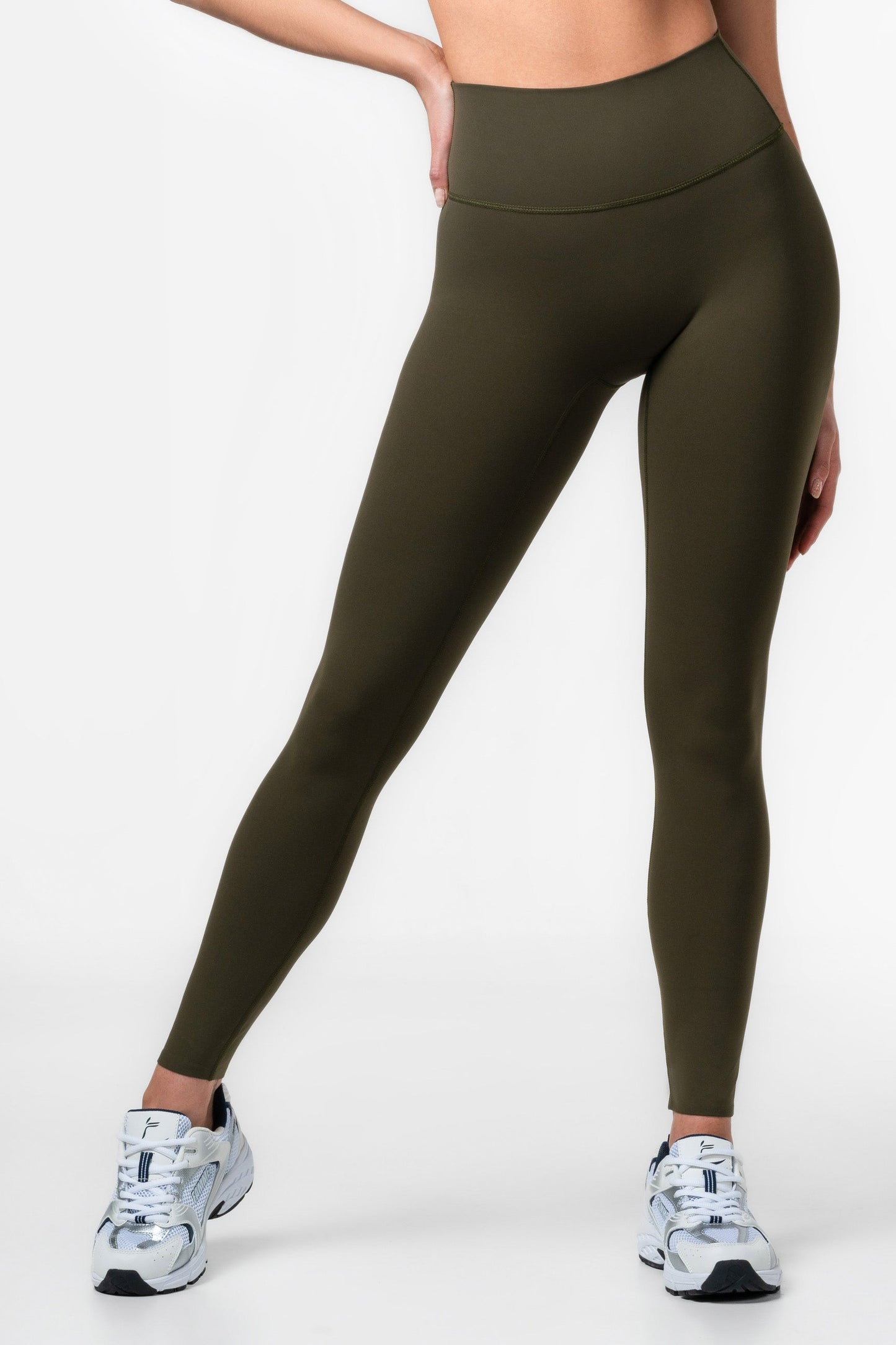 Dark Green Softy Leggings - for dame - Famme - Leggings