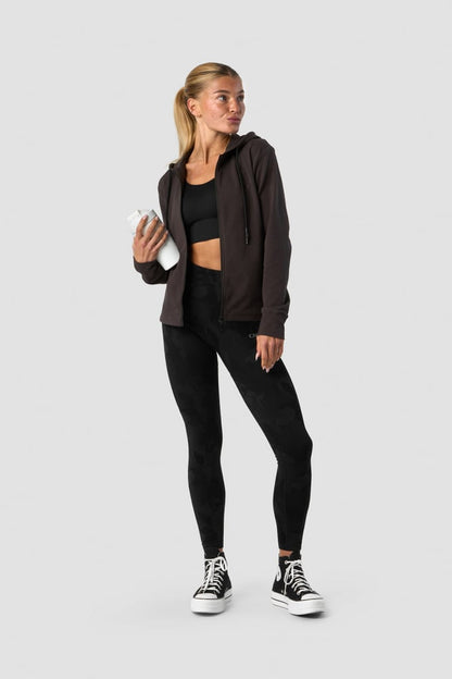 stride zip hoodie wmn charcoal